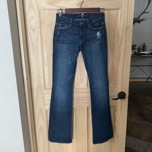 7 for all Mankind Kimmie Bootcut Jeans 24 Dark